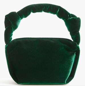 J. Crew Green Velvet Women's Bag